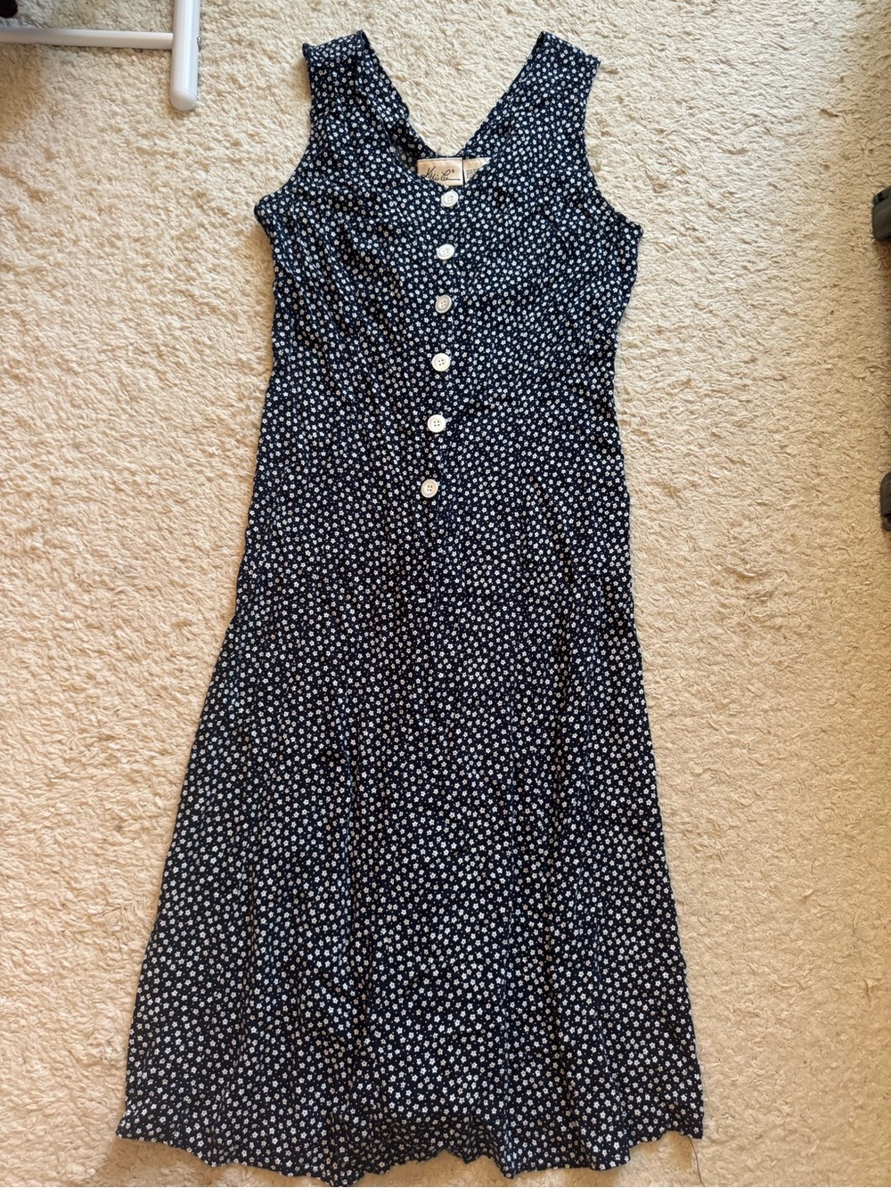Vtg Kathie lee midi dress